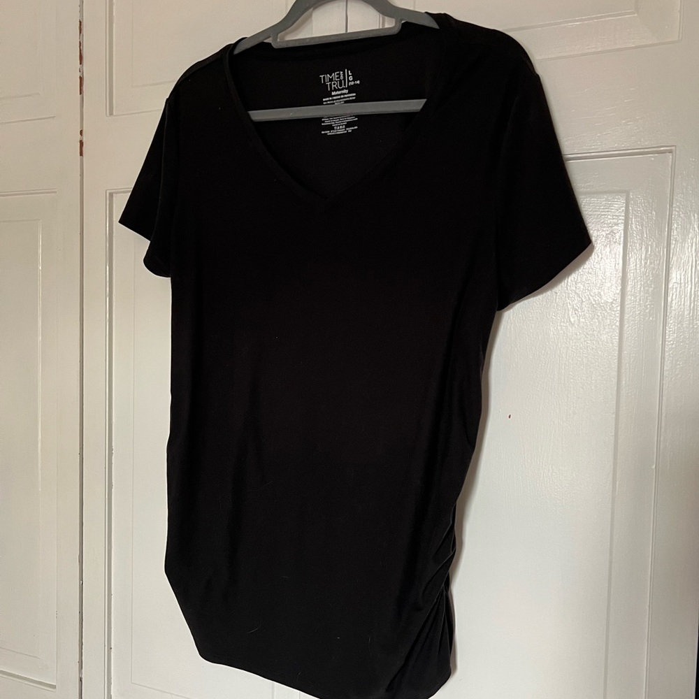 Maternity shirt, black